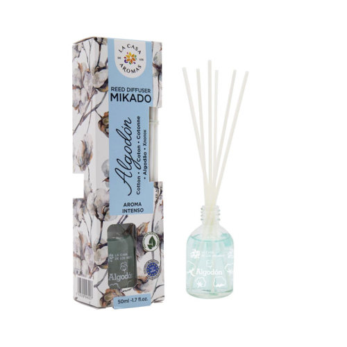 La Casa de los Aromas - Mikado Air Freshener 50ml - Cotton
