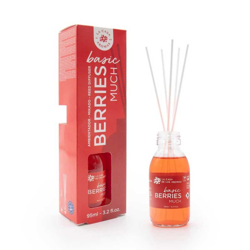La Casa de los Aromas - Air Freshener Mikado Basic 95ml - Berries Much