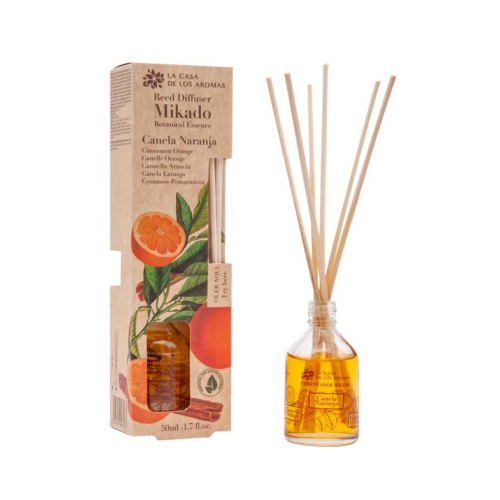 La Casa de los Aromas - Mikado Air Freshener Botanical Essence 50ml - Orange Cinnamon