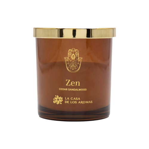 La Casa de los Aromas - Zen Scented Candle - Cedar Sandalwood