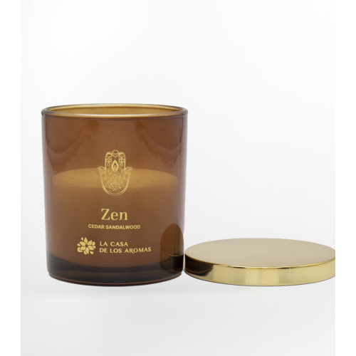 La Casa de los Aromas - Zen Scented Candle - Cedar Sandalwood