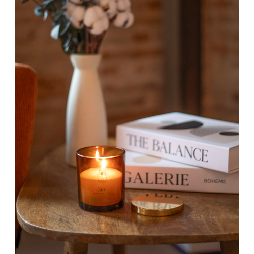 La Casa de los Aromas - Zen Scented Candle - Cedar Sandalwood