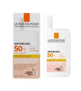 La Roche-Posay - Facial Sunscreen Color Fluid Anthelios - SPF50 +