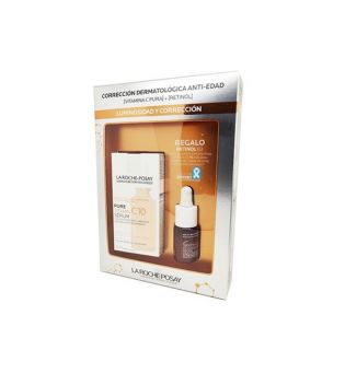La Roche-Posay - Pack serum Pure Vitamin C10 + Retinol B3 Dermatological correction Anti-aging