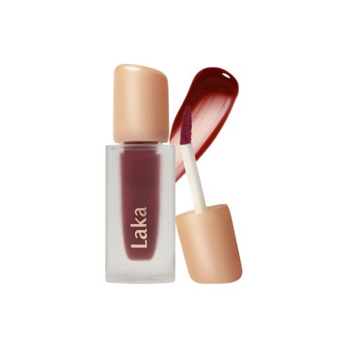 Laka - Moisturizing Lip Gloss Tint Fruity Glam Tint - 120: Caffeine Rose