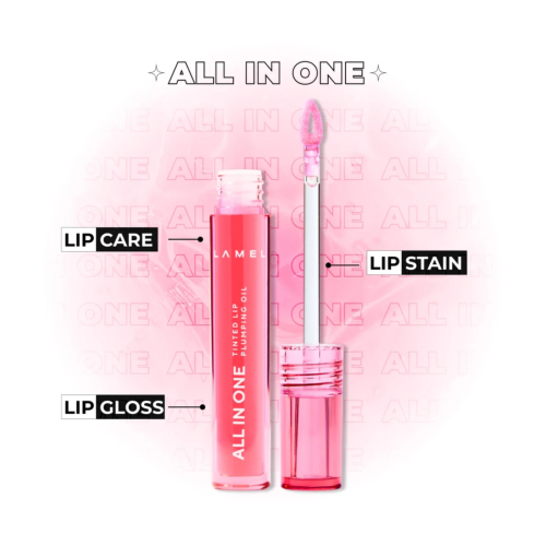 Lamel - Volumizing Lip Oil All in One - 403: Watermelon