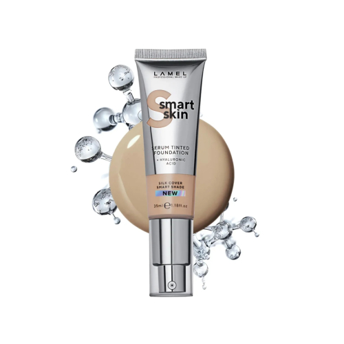 Lamel - Makeup base Smart Skin Serum Tinted Foundation - 404: Latte