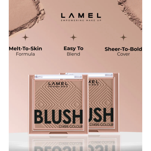 Lamel - Powder blush Cheek Colour - 404: Taupe