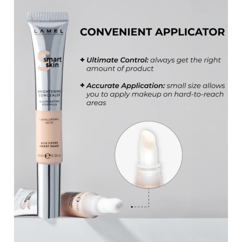 Lamel - Liquid Concealer Smart Skin - 401: Light Beige