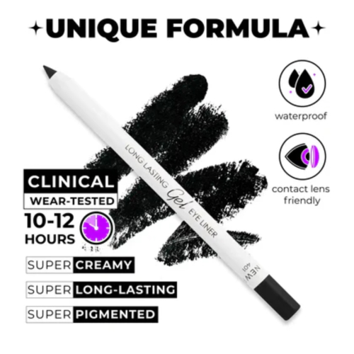 Lamel - Gel Eyeliner Long Lasting - 401: Black