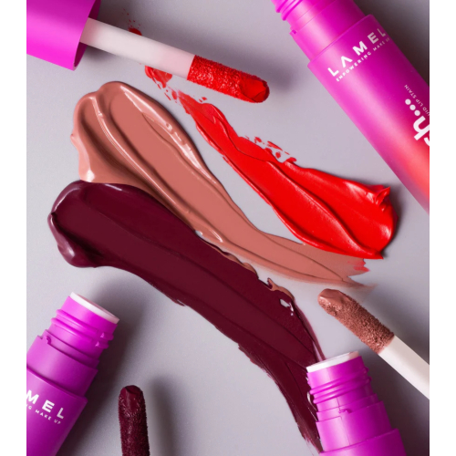 Lamel - Matte Liquid Lipstick Posh Matte - 406: Ruby Red