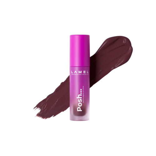 Lamel  - Matte Liquid Lipstick Posh Matte - 412:  Burgundy