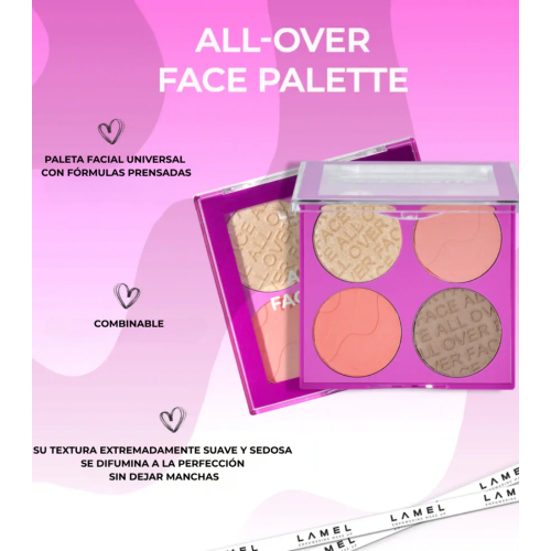Lamel - Face Palette All-Over Face - 401: Light