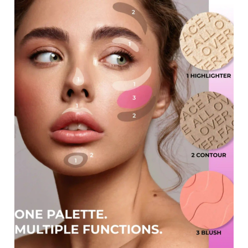 Lamel - Face Palette All-Over Face - 401: Light