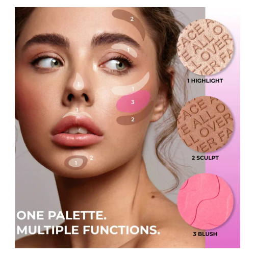 Lamel - Face Palette All-Over Face - 402: Medium