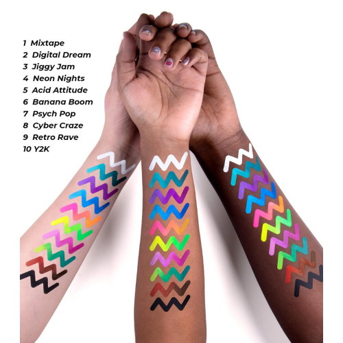 Lethal Cosmetics - Water Liner Duo in godet Magnetic™ - Cyber Craze