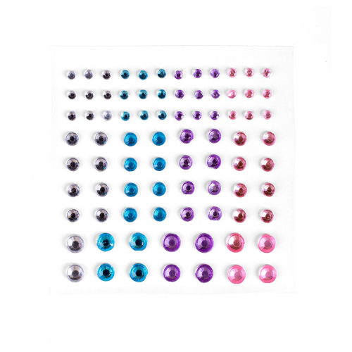 Lethal Cosmetics - Adhesive Face Gems Face Gems - Colorful