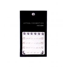 Lethal Cosmetics - Adhesive Face Jewelry Face Gems - Pearls