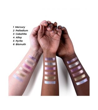 Lethal Cosmetics - Eyeshadow Pure Metals in godet Magnetic™ - Mercury