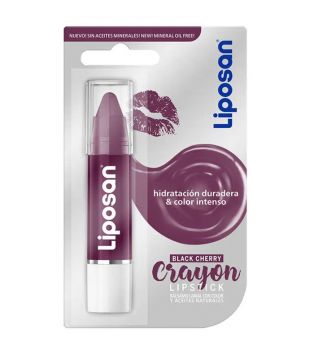 Liposan - Tinted lip balm Crayon Lipstick - Black Cherry