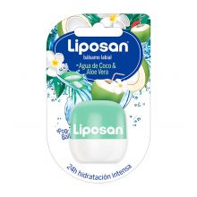Liposan - Lip Balm Pop Ball - Coconut Water & Aloe Vera