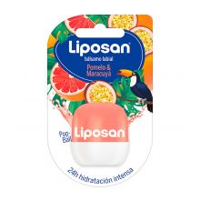 Liposan - Lip balm Pop Ball - Grapefruit & Passion fruit