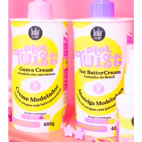 Lola Cosmetics - *Plot Twist* - Curl-shaping styling cream 480g - Brazil Nut