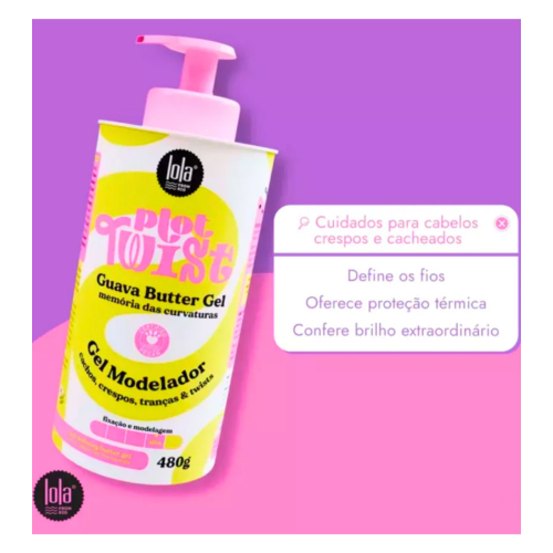 Lola Cosmetics - *Plot Twist* - Curl styling gel 480g - Guava cream