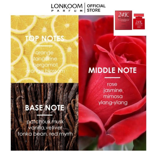 Lonkoom - *24K* - Eau de Parfum - Burgundy