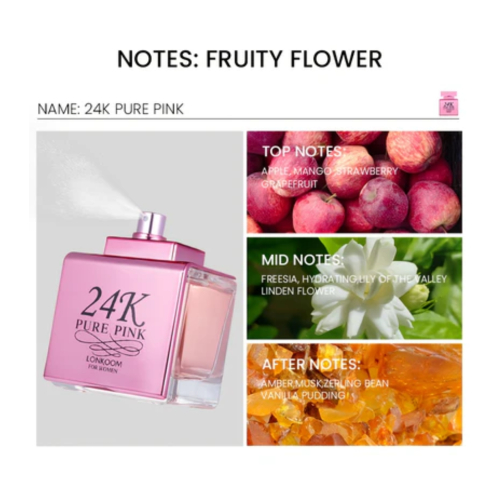 Lonkoom -  *24K* - Eau de Parfum - Pure pink