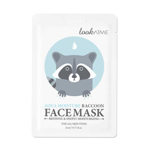 Look At Me - Moisturizing facial mask - Aqua Moisture Raccoon