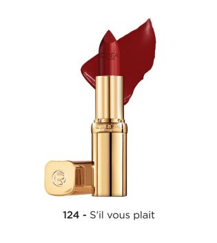 Loreal Paris - Lipstick Color Riche Original Satin - 124: S'il vous plait