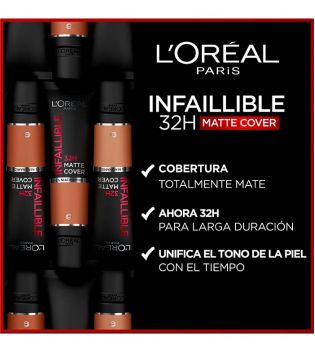 Loreal Paris - Infallible 32H Matte Cover Foundation - 130: Neutral Undertone