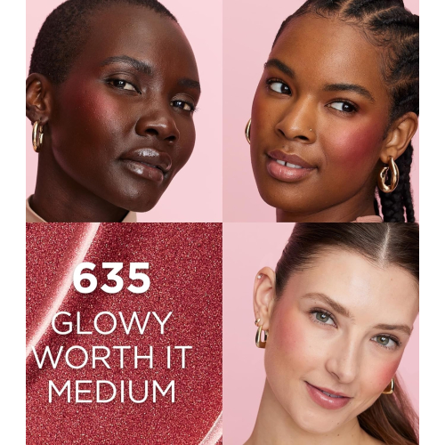 Loreal Paris - Liquid Blush Lumi - 635 Glowy Worth It Medium
