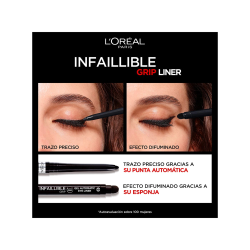 Loreal Paris - Automatic Eyeliner Infaillible Grip Gel - 009: Polar White