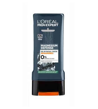 Loreal Paris - Shower gel Magnesium Defense Men Expert - XXL format: 400 ml