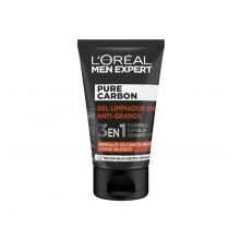 Loreal Paris - Daily anti-pimple cleansing gel Pure Carbon Men Expert