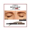 Loreal Paris - Infaillible Automatic Eyebrow Pencil Brows 24h Filling Triangular Pencil - 5.0: Light brunette