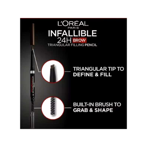 Loreal Paris - Infaillible Automatic Brow Pencil Brows 24h Filling Triangular Pencil - 7.0: Blonde