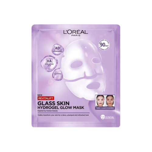 Loreal Paris - Revitalift Glass Skin Hydrogel Illuminating Face Mask