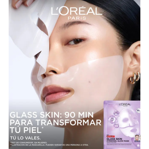 Loreal Paris - Revitalift Glass Skin Hydrogel Illuminating Face Mask