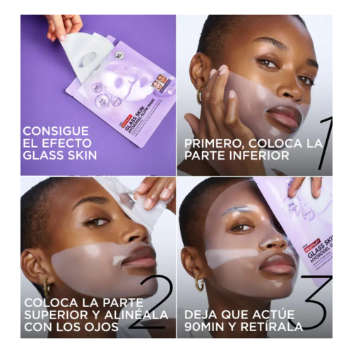 Loreal Paris - Revitalift Glass Skin Hydrogel Illuminating Face Mask