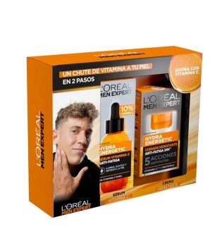 Loreal Paris - Routine pack with vitamin C for men Hydra Energetic