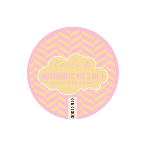 Lovely - 2 in 1 Powder Foundation Authentic Fit - 01N Cloud