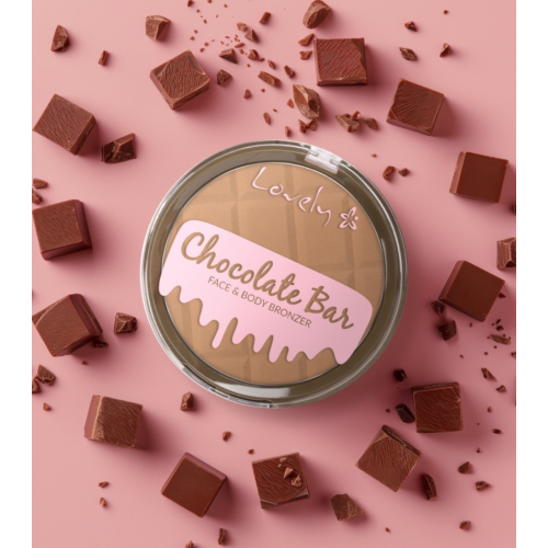 Lovely - Powder Bronzer for Face and Body Chocolate Bar - 1