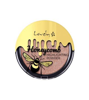 Lovely - *Honey Bee Beautiful* - Highlighter powder Honeycomb - 2