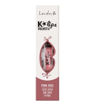 Lovely - Lip set K\'Lips Velvet - 03: Pink Kiss