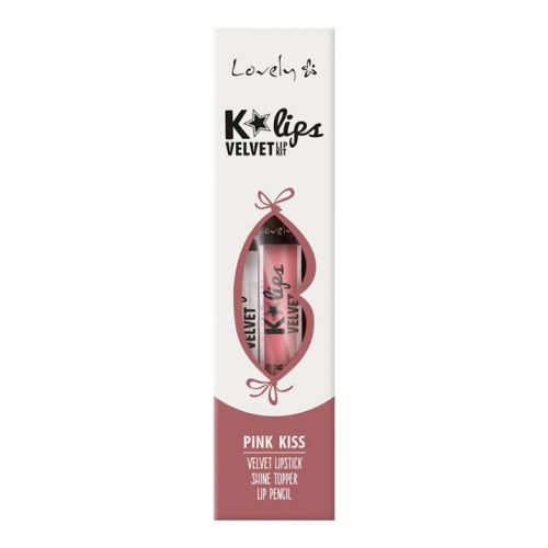 Lovely - Lip set K'Lips Velvet - 03: Pink Kiss