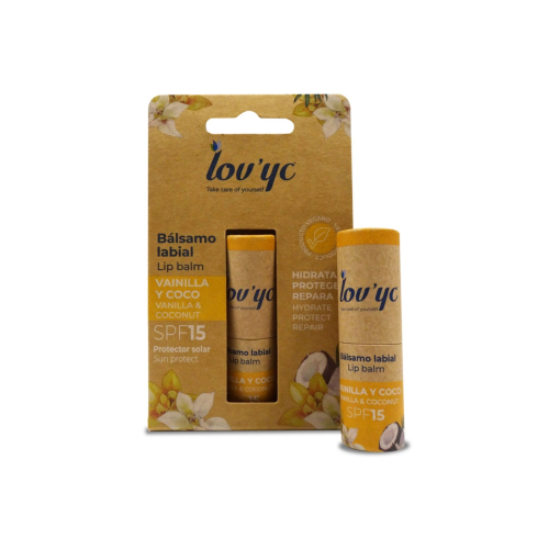 Lovyc - Vanilla Coconut Lip Balm SPF15