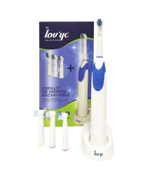Lovyc Rechargeable Electric Toothbrush + 4 Brush Heads